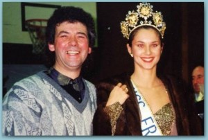 Pascal et Miss France 1994 . Valérie Claisse